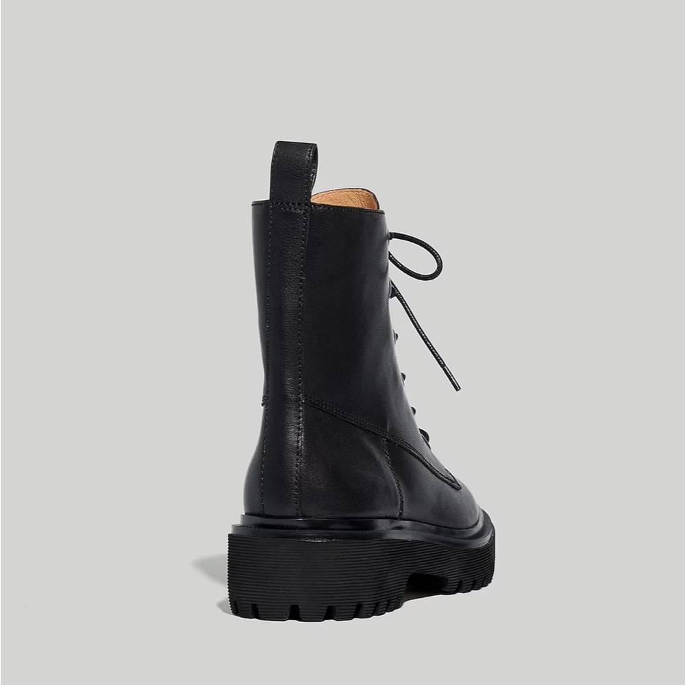 The Rayna Lace-Up Boot in Leather - Picture 3 of 5